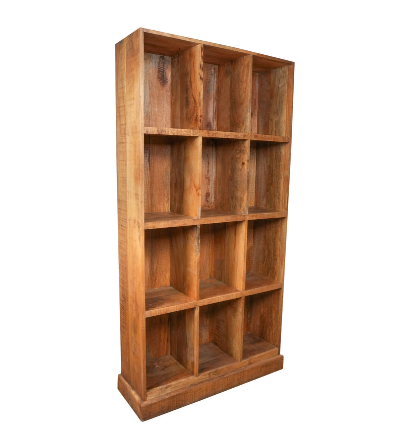 Handcrafted Wooden Storage Shelf – Rustic Charm and Practical Design