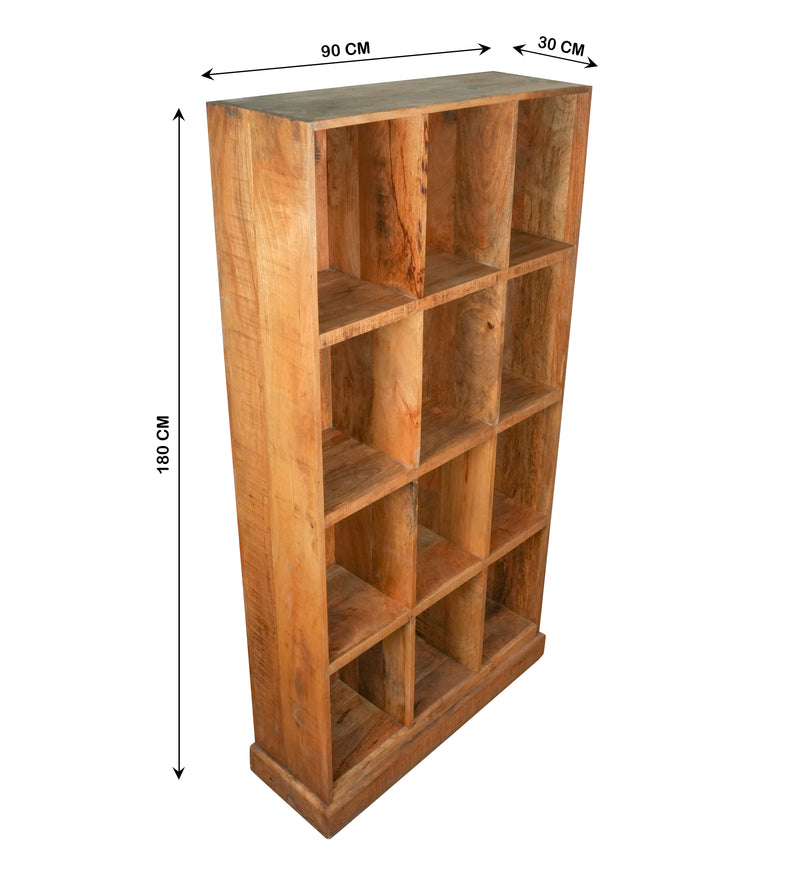 Handcrafted Wooden Storage Shelf – Rustic Charm and Practical Design