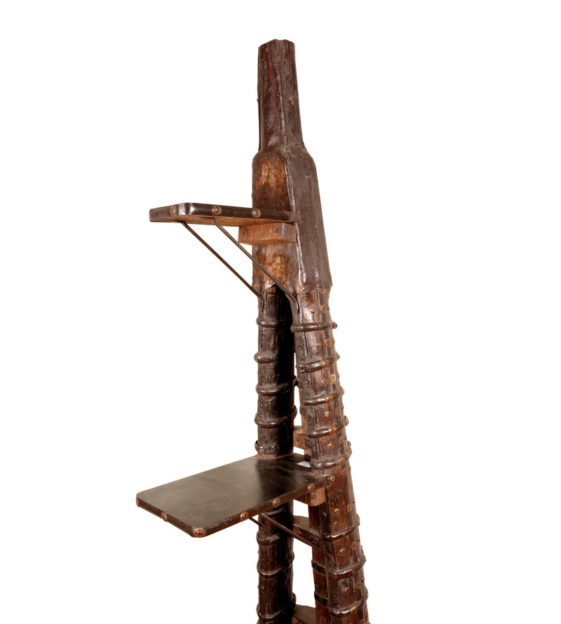 Handcrafted Indian Antique Multi-Tier Shelf – Traditional and Timeless Design
