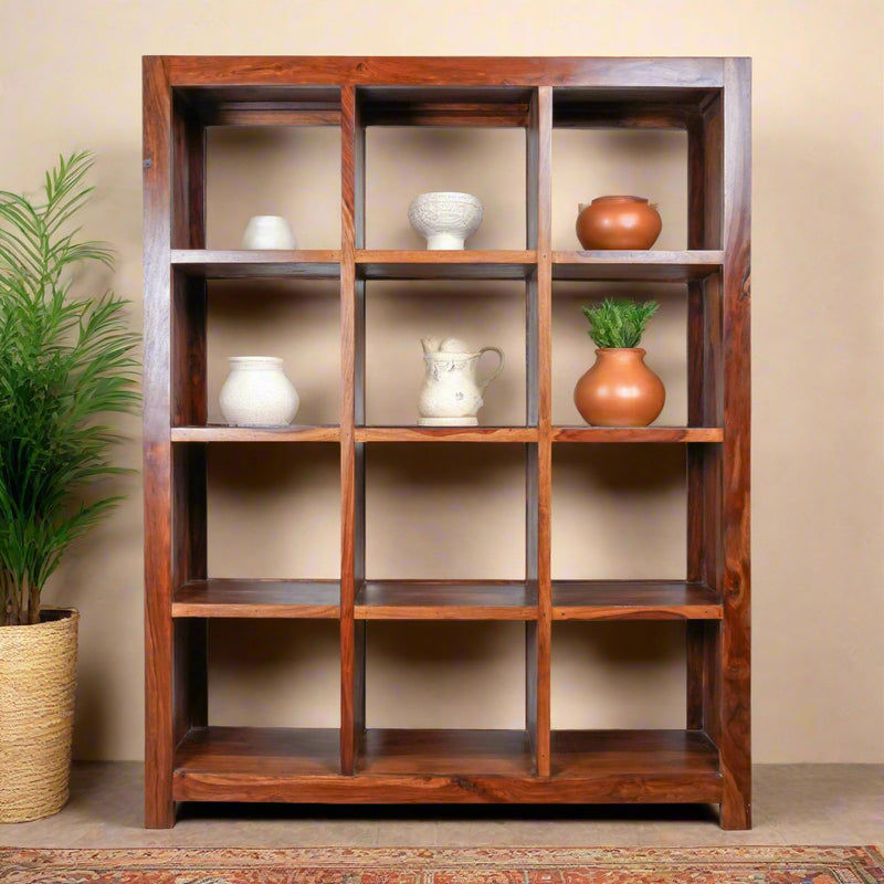 Handcrafted Wooden Storage Shelf – Elegant Simplicity for Your Home