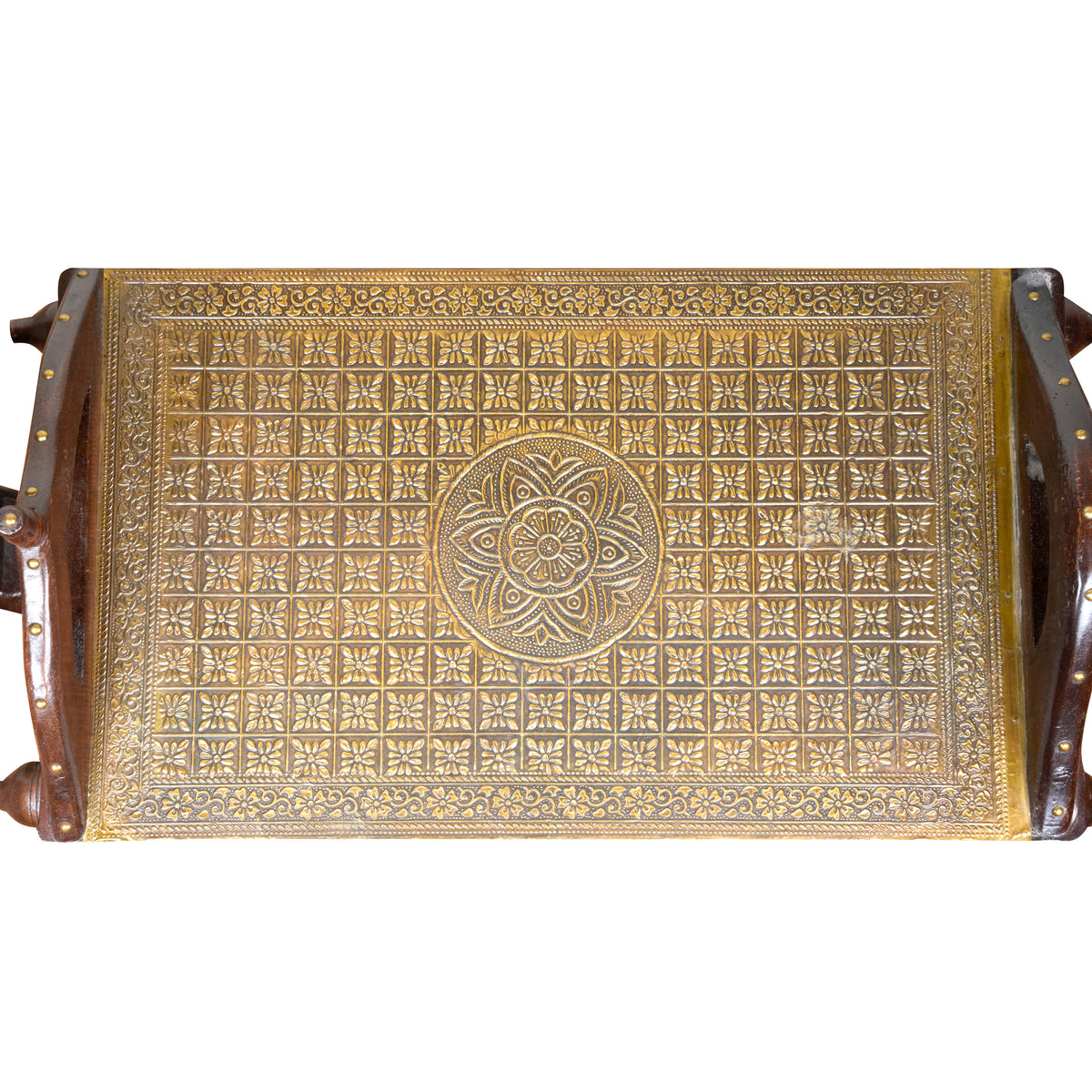 Handcrafted Wooden Horse Bench – Traditional Rajasthani Design