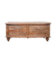 Rajputana Chest - Antique Rajasthani  Carved Wooden Trunk