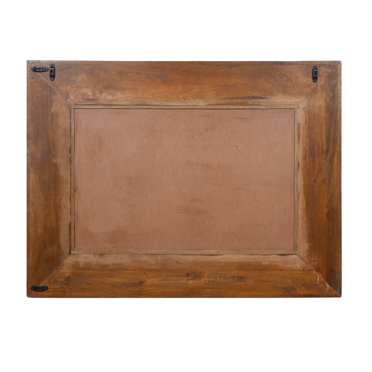 Neel Rang Mirror - Hand-Carved Wooden Mirror Frame in Distressed Blue