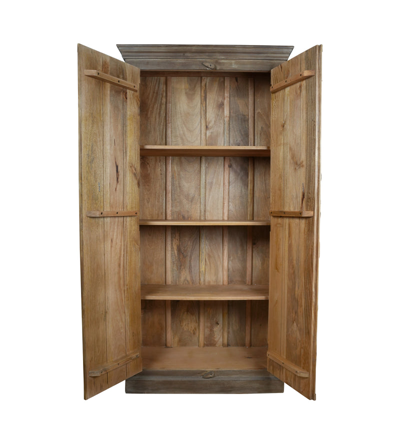 Vanika Almirah - Hand-Carved Wooden Wardrobe