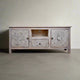 Nivriti Cabinet - Hand-Carved Wooden Storage Cabinet with Open Display Niche