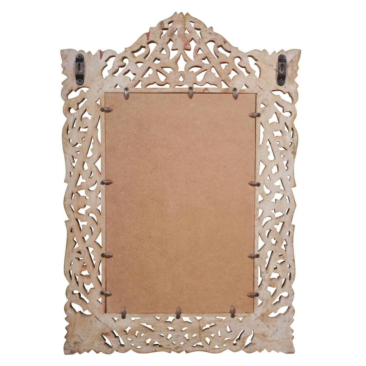 Jharoka Grace Frames - Intricately Carved Wooden Mirror Frames Inspired by Traditional Indian Arches