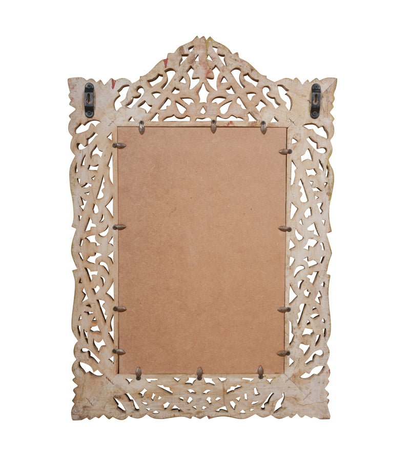 Jharoka Grace Frames - Intricately Carved Wooden Mirror Frames Inspired by Traditional Indian Arches