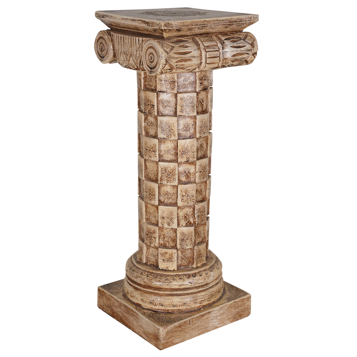 Handcrafted Wooden Pillar – A Statement of Heritage