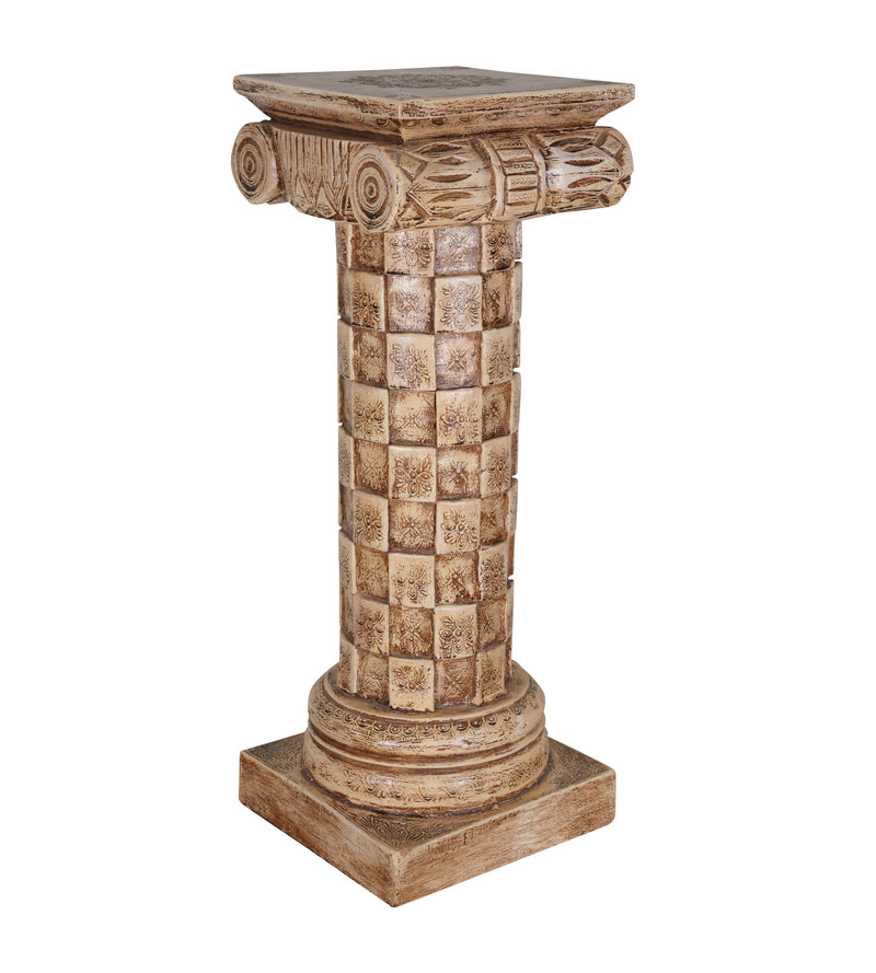 Handcrafted Wooden Pillar – A Statement of Heritage