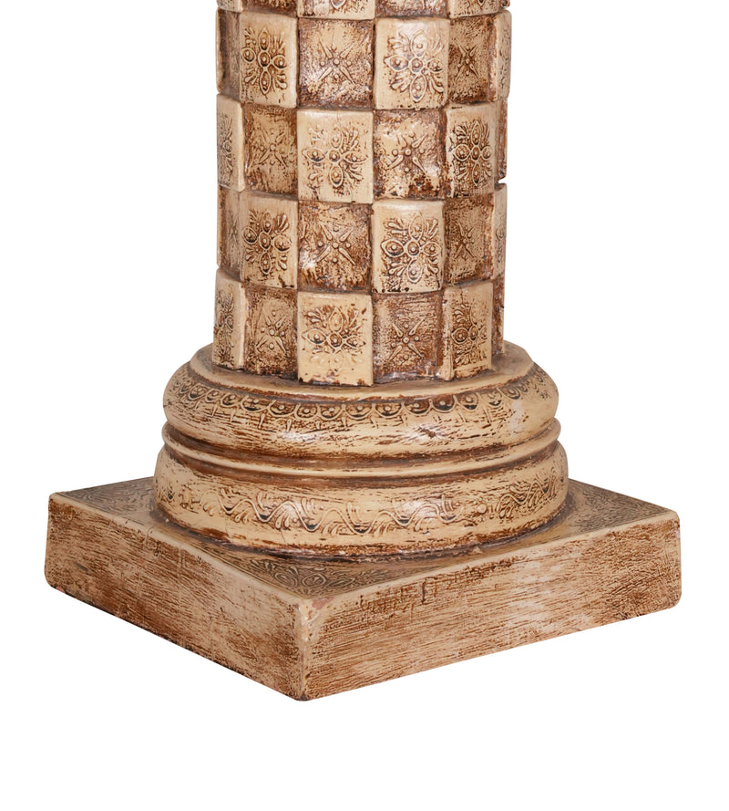Handcrafted Wooden Pillar – A Statement of Heritage