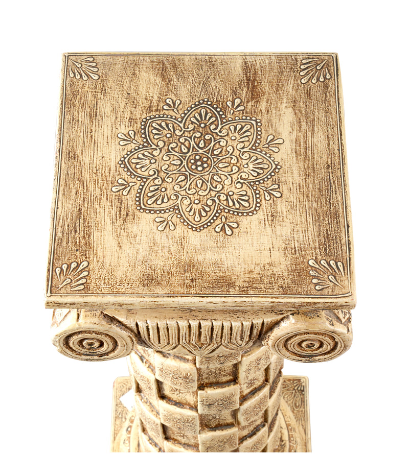 Handcrafted Wooden Pillar – A Statement of Heritage