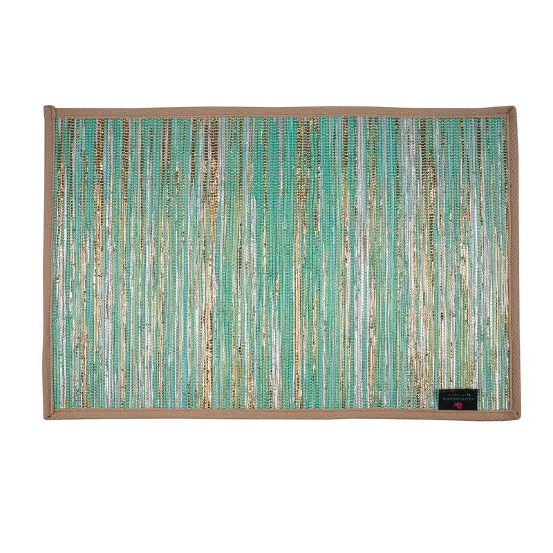 reCharkha: Set of 2 Handcrafted Table Mats from Upcycled Plastic