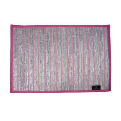 reCharkha: Set of 2 Handcrafted Table Mats from Upcycled Plastic