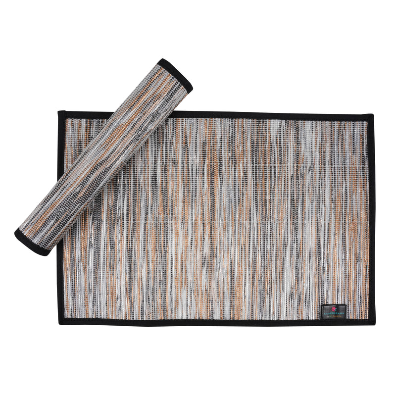 reCharkha: Set of 2 Handcrafted Table Mats from Upcycled Plastic