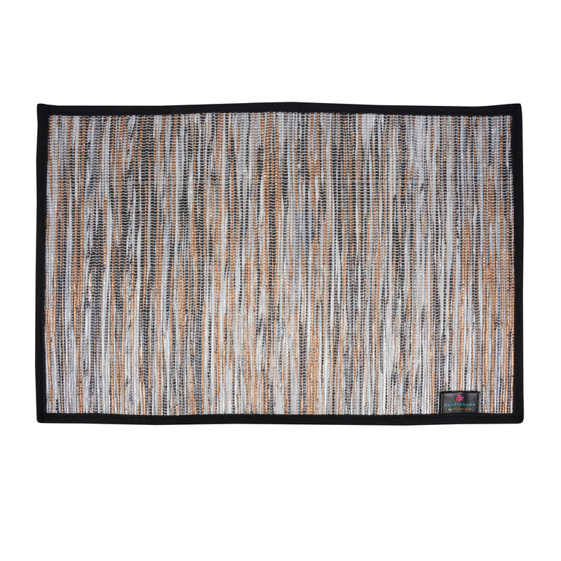 reCharkha: Set of 2 Handcrafted Table Mats from Upcycled Plastic