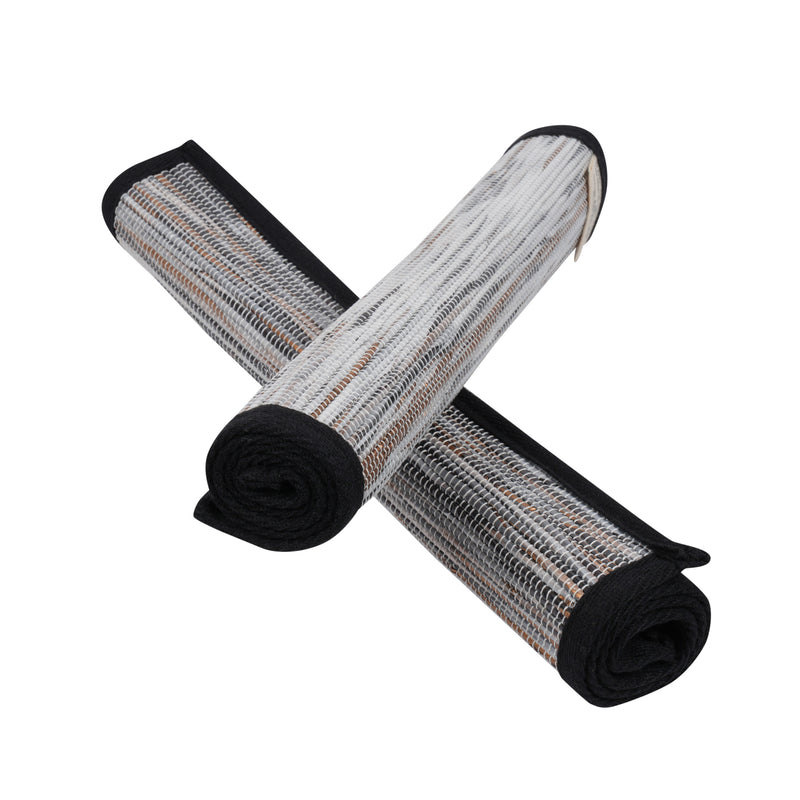 reCharkha: Set of 2 Handcrafted Table Mats from Upcycled Plastic