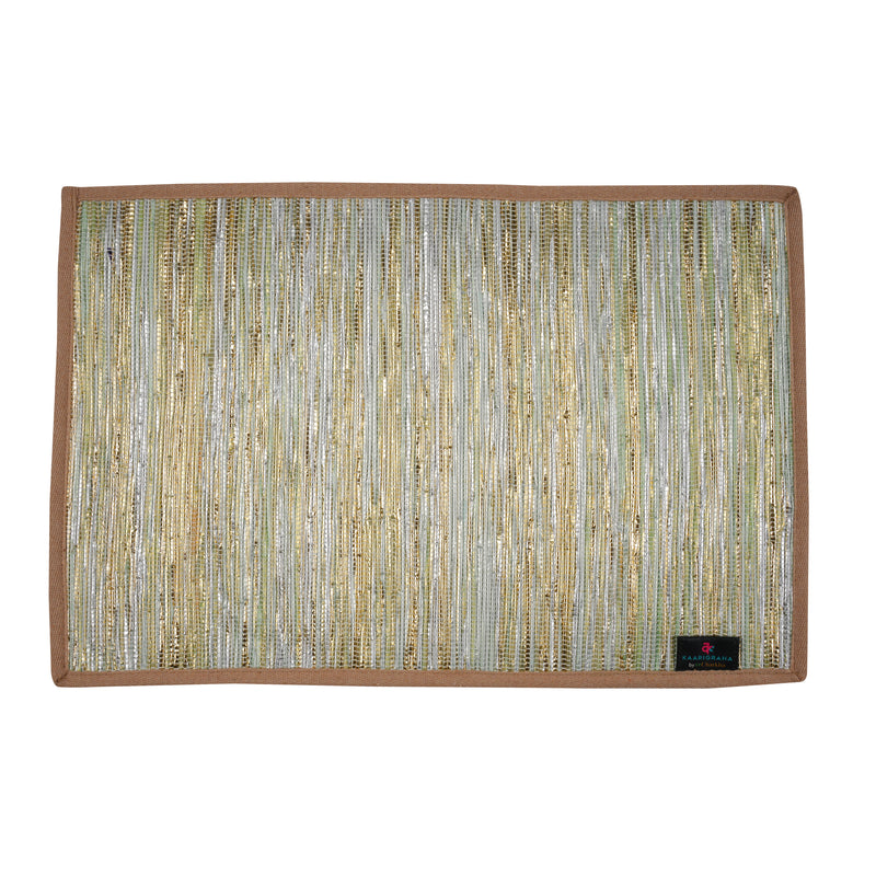 reCharkha: Set of 2 Handcrafted Table Mats from Upcycled Plastic