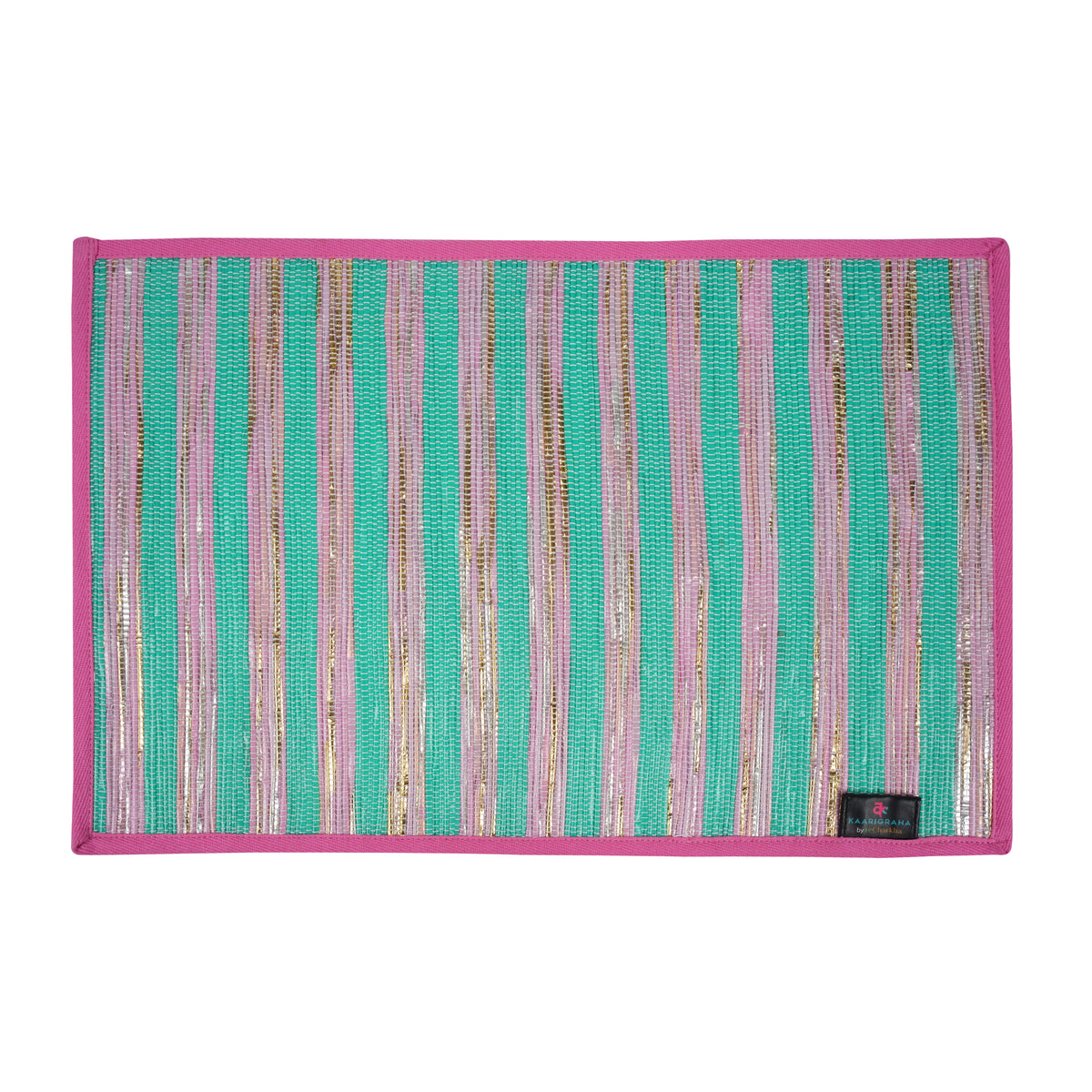 reCharkha: Set of 2 Handcrafted Table Mats from Upcycled Plastic