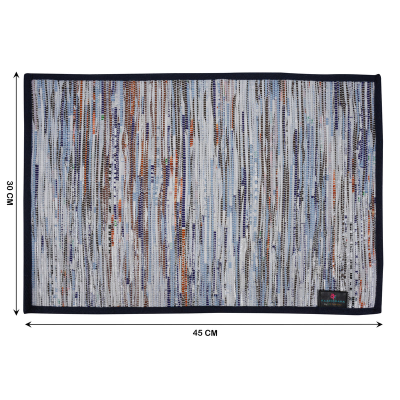 reCharkha: Set of 2 Handcrafted Table Mats from Upcycled Plastic