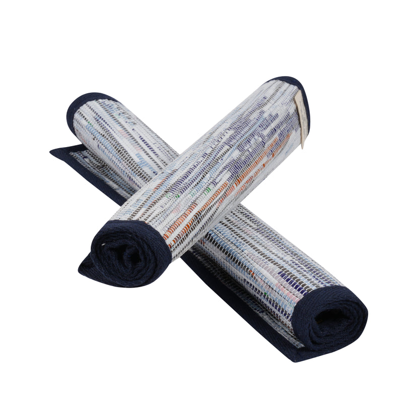 reCharkha: Set of 2 Handcrafted Table Mats from Upcycled Plastic