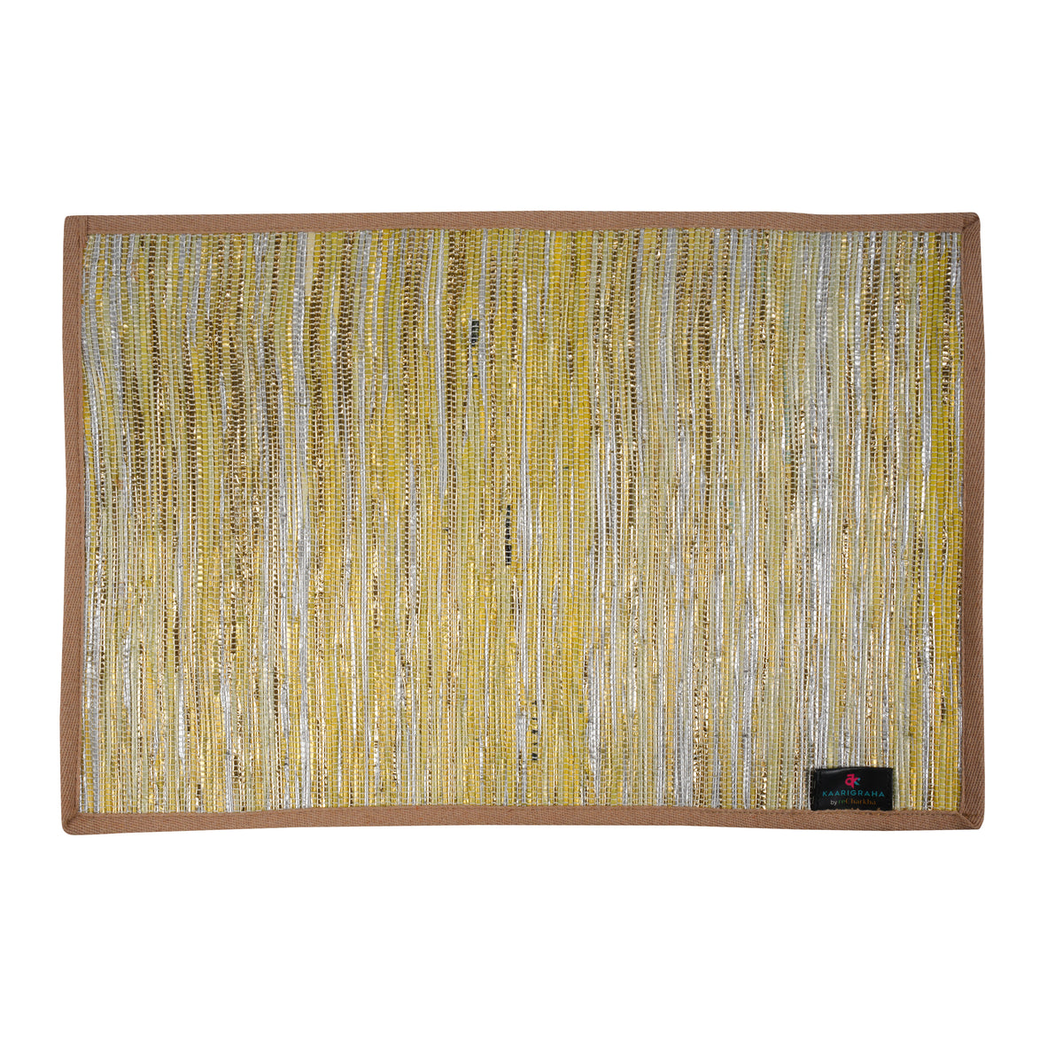 reCharkha: Set of 2 Handcrafted Table Mats from Upcycled Plastic