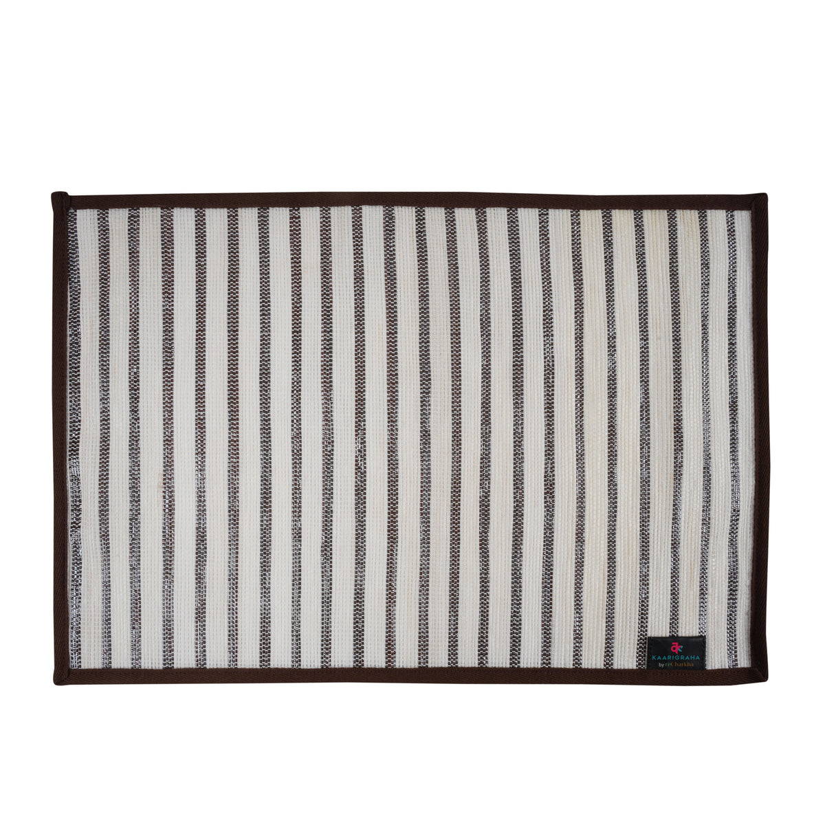 reCharkha: Set of 2 Handcrafted Table Mats from Upcycled Plastic
