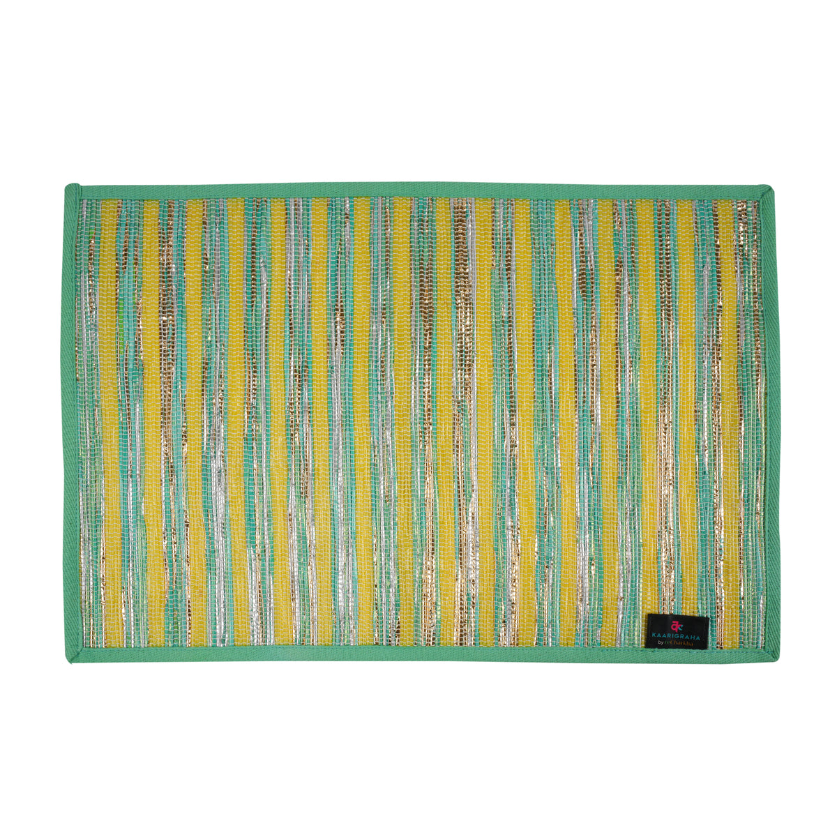 reCharkha: Set of 2 Handcrafted Table Mats from Upcycled Plastic