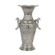 Handcrafted Chitai Flower Silver-Plated Brass Vase – Traditional Rajasthani Chitai Design