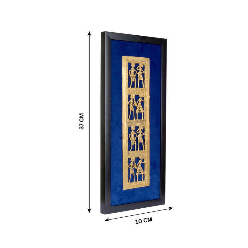 Tribal Rhythms Brass Wall Panel