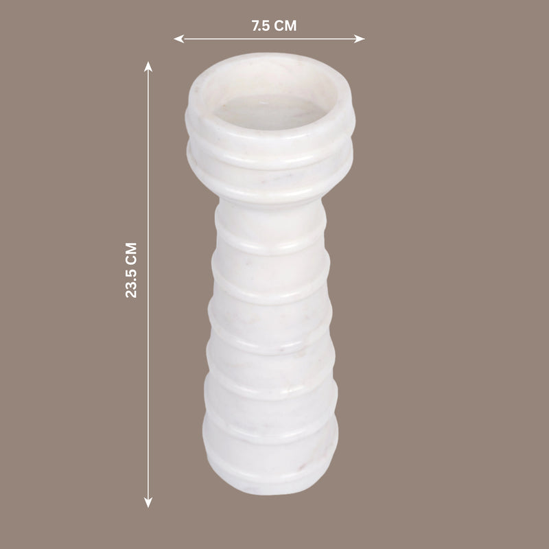 Sleek Marble Candle Holder – Modern Elegance