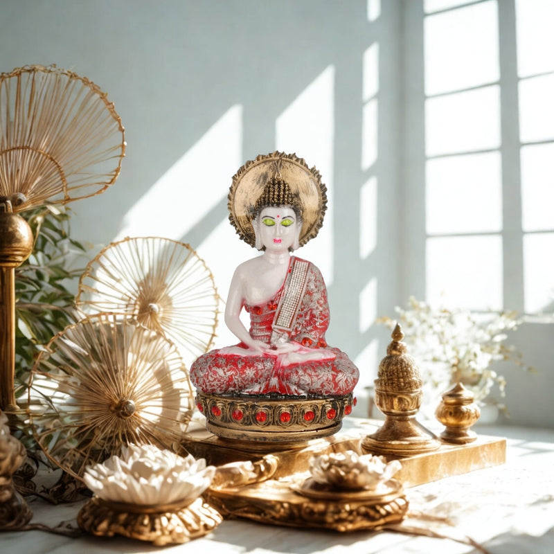 Timeless Serenity: Handcrafted Meditating Buddha Statue