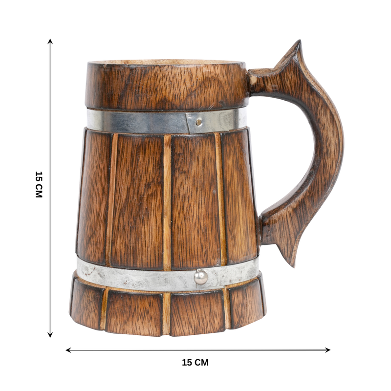 Handcrafted Eco-friendly Bamboo Beer Mug